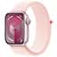 Смарт-часы Apple Watch Series 9 GPS 41mm Pink Aluminum Case w. Light Pink S. Loop MR953 - миниатюра 1