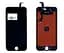 Дисплей для Apple iPhone X, чорний, з рамкою, Оригінал (переклеєне скло), з пластиками камери та давача наближення - миниатюра 1