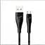 USB Кабель Usams microUSB U41 Braided 2A 1.0m Black - мініатюра 1