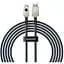 Кабель Baseus Unbreakable Series Fast Charging Data Cable USB to iP 2.4A 2 м Stellar белый - миниатюра 1