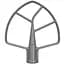 Насадка-лопатка KitchenAid для миксера с подъемной чашей 5.6л, 6.6л серая (5KSMBLSF) - миниатюра 1