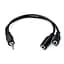 Адаптер-переходник Atcom 16850 Mini-Jack 3.5 папа 2 х Mini-Jack 3.5 мама 10 см - миниатюра 3