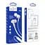 Проводные вакуумные наушники Hoco M86 Oceanic universal earphones with mic, 3.5mm, 1.2m, white - миниатюра 2