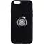 Чохол-накладка Shengo Soft-touch holder TPU Case iPhone 6/6S Black - мініатюра 1
