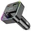 FM-трансмітер Hoco E81 Fantasy PD30W+QC3.0 car BT FM transmitter Чорний - мініатюра 1