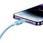 Кабель Baseus Explorer Series Fast Charging Cable with Smart Temperature Control Cable Type-C to Lightning 20W 1m CATS010203 Blue - мініатюра 5
