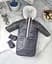 Дитячий зимовий комбінезон трансформер 3 в 1 від народження до 18 місяців розмір 56-86 см Alisa Темно-сірий - мініатюра 3