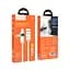Кабель Hoco U137 Line charging data cable with display iP Білий - мініатюра 2