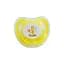 Пустушка силіконова кругла MGZ-0516(Yellow) з ковпачком - мініатюра 2
