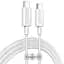 Кабель Baseus Xiaobai Cable Type-C to Type-C 5A 100W 1.5m CATSW-D02 White - мініатюра 1