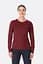 Жіночий лонгслів Rab Force LS Tee Womens 12 Бордовий - мініатюра 1