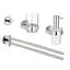 Набор аксессуаров Grohe Essentials 40846001, Хром - миниатюра 1