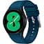 Ремінець силіконовий для смарт-годинника BeWatch Four Samsung Galaxy Watch 4/5/Pro Синій (0133306) - мініатюра 1