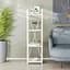 Етажерка 4/34 Ferrum-decor Серії Коннект 120x34x28 білий ДСП Білий 16мм (FRD-104277) - мініатюра 1