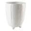 Ваза-кашпо МВМ My Home, 14 см, белая (DH-FLOWERS-28 M WHITE) - миниатюра 2
