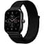Ремінець нейлоновий на липучці BeWatch Xiaomi Amazfit BIP/GTS/GTR 20 мм Black (101139.3UW) - мініатюра 1