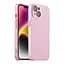 Чохол-накладка Matte скляний матовий із захистом камери AG-Glass Apple iPhone 14 Pink - мініатюра 2