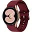 Ремінець для Samsung Galaxy Watch 6 40mm 6 44mm - темно-червоний ширина кріплення 20мм силікон Watchbands Galaxy Color (W20-9WB75820437) - мініатюра 1