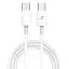 Дата кабель USB-C to USB-C 1.0m 20W CC-03W White Grand-X (CC-03W) - мініатюра 2