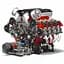 Конструктор двигун Mould King Technic Двигун V8 F488 для дітей та дорослих 2718 деталей - мініатюра 2