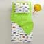 Простирадло Cosas на резинці 120х200 lime starfall, зелений (StarFall_Lime_120x200x20) - мініатюра 2