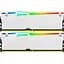 Модуль памяти для компьютера DDR5 32GB (2x16GB) 5600 MHz FURY Beast White RGB Kingston Fury (ex.HyperX) (KF556C40BWAK2-32) - миниатюра 4