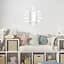 Дзеркальний декор Wall Sticker SW-00002501 акриловий самоклеючий 15 шт. срібло - мініатюра 6