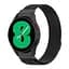 Ремінець із спеціальним конектором BeWatch Samsung Galaxy Watch 4 Milanese loop Чорний (1410207) - мініатюра 3