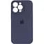 Чохол Silicone Case Full Camera Protective AA для Apple iPhone 14 Pro 6.1" Темно-синій / Midnight blue - мініатюра 1