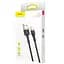 Кабель Baseus Cafule Lightning 1.5A (2m) gold/black (CALKLF-CV1) - мініатюра 3