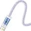 Кабель Baseus Dynamic Series Fast Charging Cable USB to Lightning 2.4A 1m CALD000405 Purple - миниатюра 3