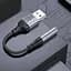 Перехідник Hoco LS36 Fresh USB to 3,5 AUX Black - мініатюра 4