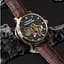 Годинник Besta Skeleton Gold Black Metal, 2 ремінця - мініатюра 4