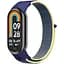 Ремінець для фітнес-браслету Universal Nylon Xiaomi Mi Band 9/8 Blue Yellow (32362_2917238) - мініатюра 1