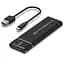 Внешний карман XON MemoryCase для M.2 NVMe (PCIe) USB 3.1 Type-C Черный (XSC2C13NV1MG 4340) - миниатюра 1