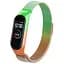 Браслет BeWatch для Mi Band 5/6 міланська петля з магнітною застібкою Ремінець Оранжево Салатовий (1540220) - мініатюра 1