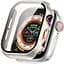 Чохол-накладка DK для Apple Watch 46mm (Series 10) Пластик Soft-Touch Glass Full Cover (starlight) - мініатюра 1