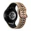 Браслет Scales для Samsung Galaxy Watch 4 - бежево-чорний ширина кріплення 20мм силікон Watchbands (W19-9WB20235651) - мініатюра 2
