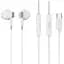 Навушники Celebrat D12 Wired Earphones With Type-C Connector White - мініатюра 1