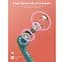 Беспроводные наушники 1MORE Omthing Air Free Pods, BT5.0, ENC, Qi, TWS, 400mAh, 5h, (EO005) green UA UCRF - миниатюра 4