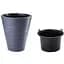 Горщик для квітів Form-Plastic Sahara-40 32 л антрацит (2722-014) - мініатюра 1
