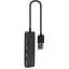 Концентратор Gembird USB 2.0 4 ports black (UHB-U2P4-06) - мініатюра 1