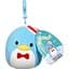 М'яка іграшка Squishmallows Hello Kitty на кліпсі Такседо Сем 9 см (SQSN00276) - мініатюра 3