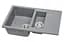 Кухонна мийка гранітна Miraggio LaPas gray 786x489x203 00208006, Сірий - мініатюра 2