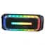 Bluetooth колонка RGB чорна акумуляторна, музична бездротова колонка E4107 BT WSJAR E-4107 - мініатюра 2