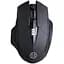 Миша бездротова INPHIC A1 з підключенням USB 2.4Gz + Bluetooth, з акумулятором та 2400 DPI, mate black - мініатюра 1