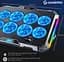 Охолоджувальна підставка для ноутбука до 17,3 дюйма GamePro GPCP-795 RGB 2xUSB 8xfans - мініатюра 9