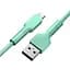 Кабель Baseus Silica Cable USB to Type-C 1m CATGJ-06 Green - мініатюра 4