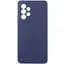 Чохол Silicone Cover Lakshmi Full Camera (AAA) для Samsung Galaxy A13 4G Темно-синій/Midnight blue - мініатюра 1