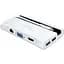 Хаб-перехідник док-станція Type-C — USB 3.0/Type-C/HDMI/VGA/Ethernet/SD VEGGIEG TC07-S - мініатюра 1